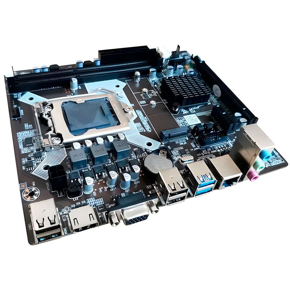 Placa Mãe Soquete 1150 H81 DDR3, Com Slot Para SSD M.2, PCi Express, HDMI e Rede Gigabit, Goldentec - GT-H81-M2