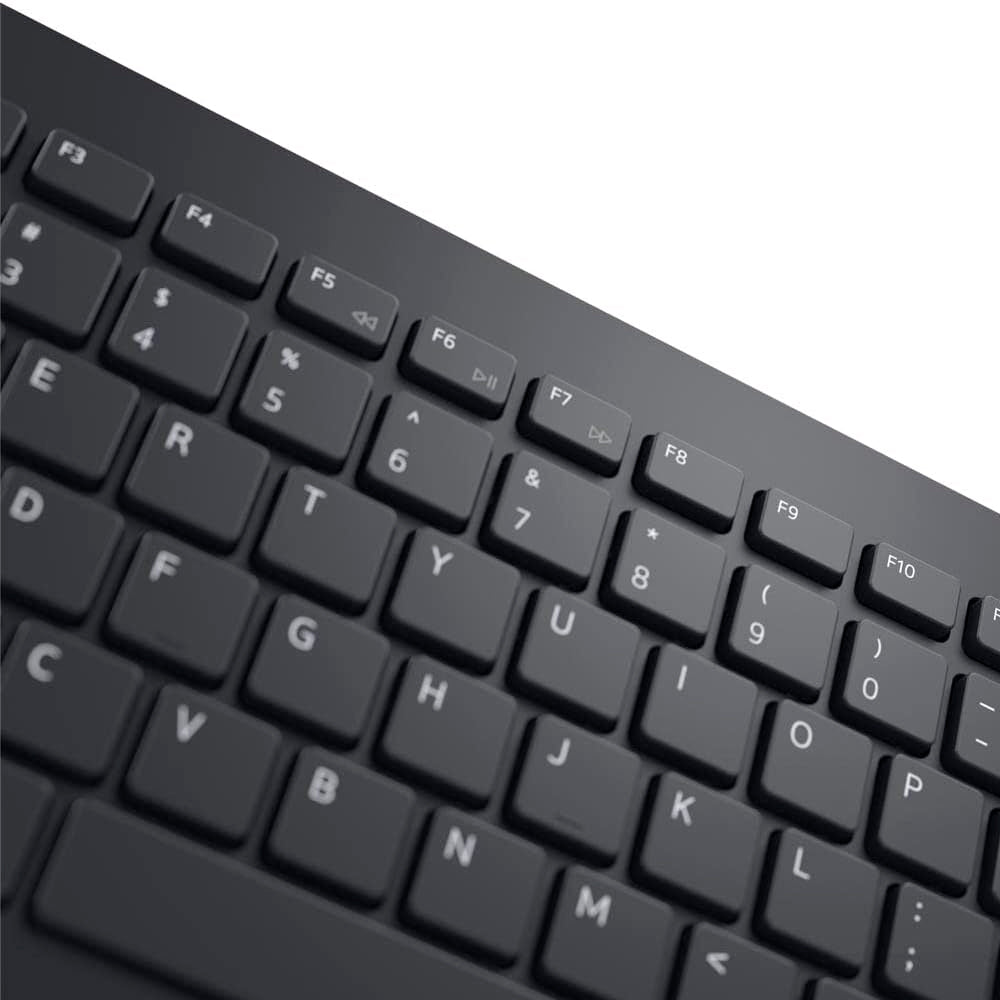 Teclado e Mouse Sem Fio Dell KM3322W, USB, ABNT2, Preto - 580-BBBB