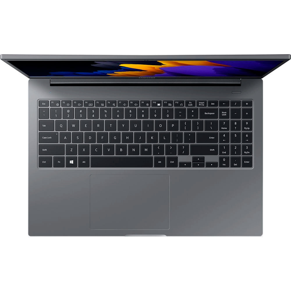 Notebook Samsung Book Intel Celeron Dual-Core, 4GB RAM, SSD 256GB, 15.6 Full HD, Windows 11 Home, Cinza - NP550XDA-KP3BR
