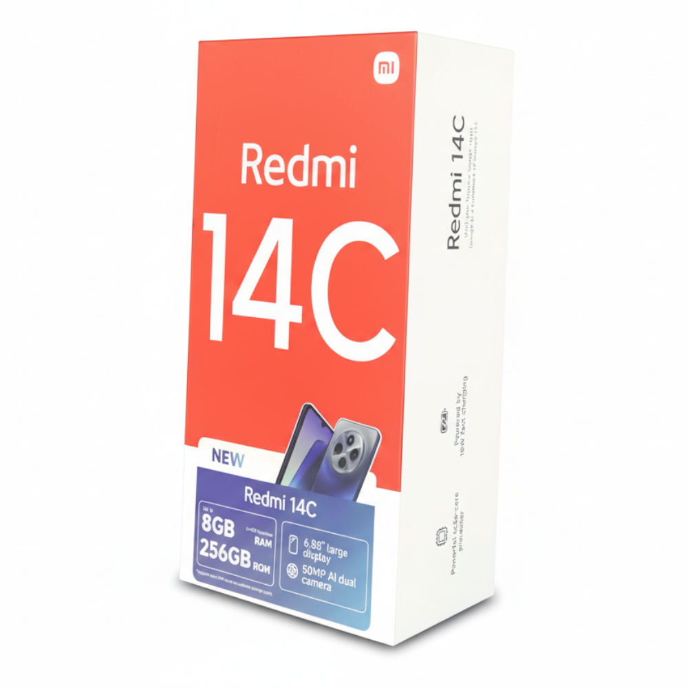 Smartphone Xiaomi Redmi 14C 4GB+4GB RAM 256GB ROM, Helio G81-Ultra, 6.88