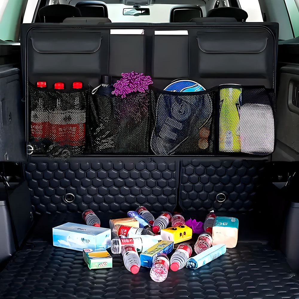 Bolsa de Armazenamento, Multifuncional, Dobrável, Para Porta-Mala de Carros, Preto