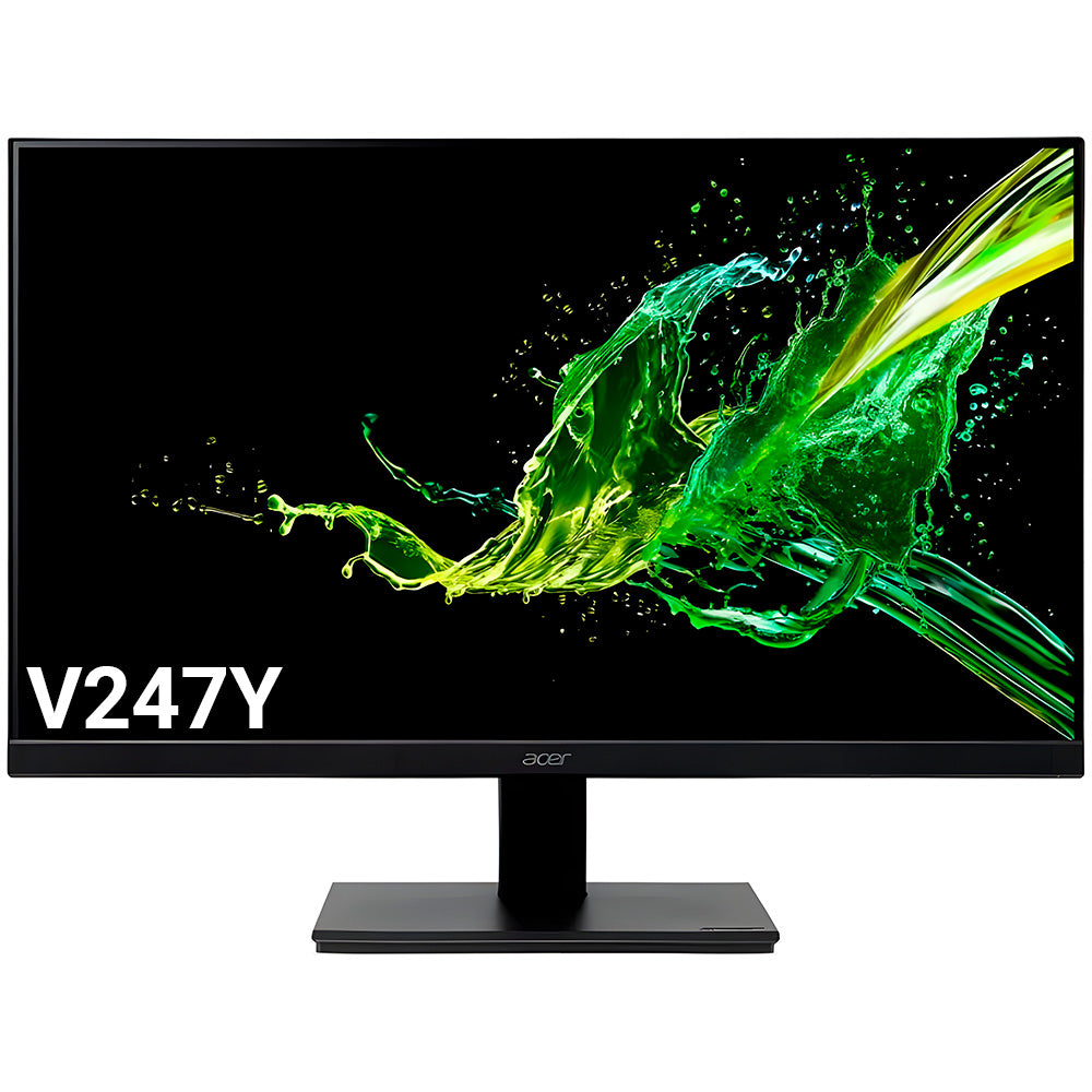 Monitor Gamer Acer 23.8" LED Full HD, 75Hz, 4ms, HDMI e VGA, Adaptive-Sync, VESA, Ajuste de Inclinação - V247Y
