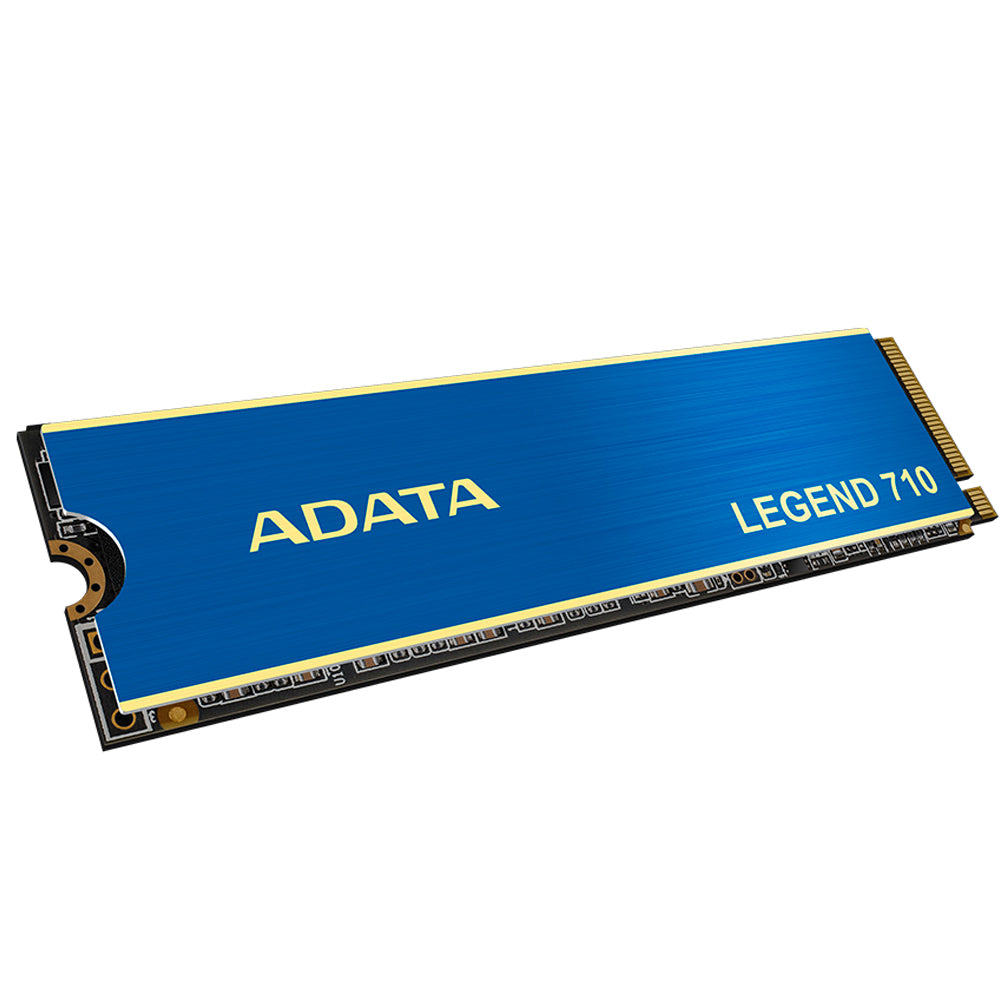 SSD M.2 NVMe Adata 256GB Legend 710, 2280 PCIe GEN3x4 NVMe 1.4 Leitura 2.400 MB/s Grav. 1.800 MB/s Azul ALEG-710-256GCS