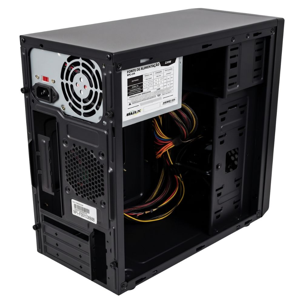 Gabinete Office TCN C5012 Preto com Fonte 230W