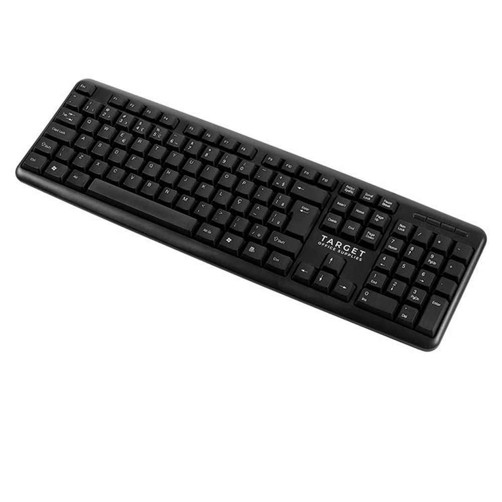 Kit Teclado e Mouse Office TGT GR100 V3, ABNT2, 1000DPI, Preto, TGT-GR100-BK03