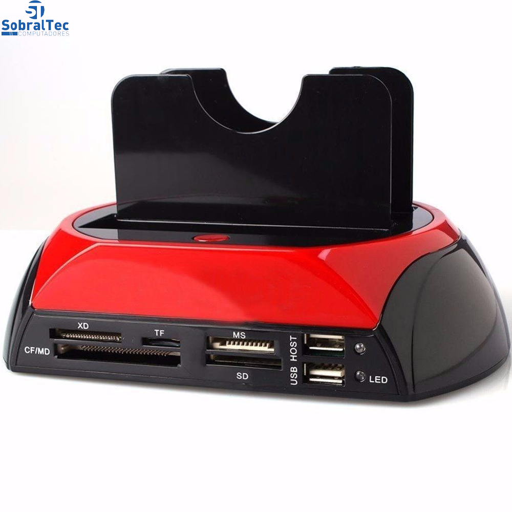 Dock Station B-Max Para Hd Sata/Ide 2,5 e 3,5 e Cartões de Memoria