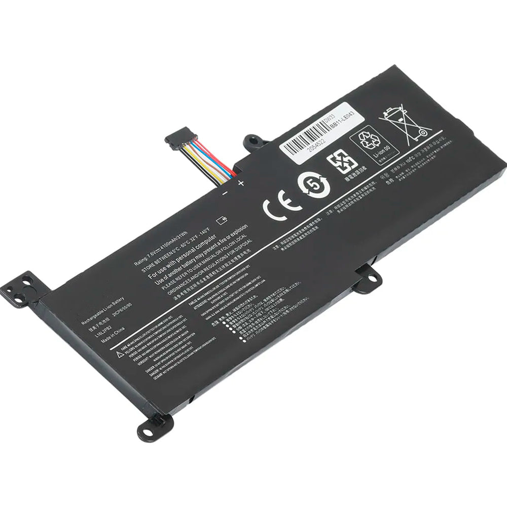 Bateria Notebook Compativel Com Lenovo Ideapad 320 15ikb L16L2PB2 - Polímero - 7.4 V