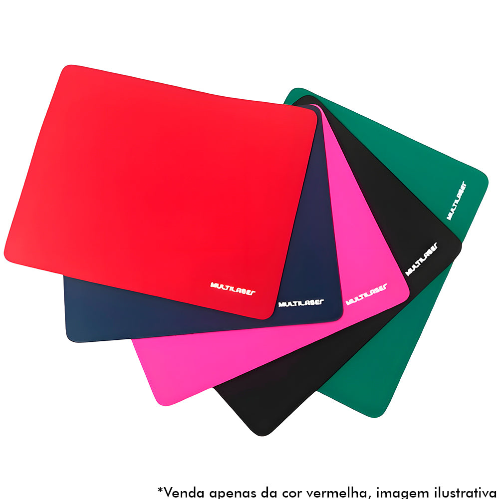 Mouse Pad em Tecido Multilaser - AC066 - Vermelho
