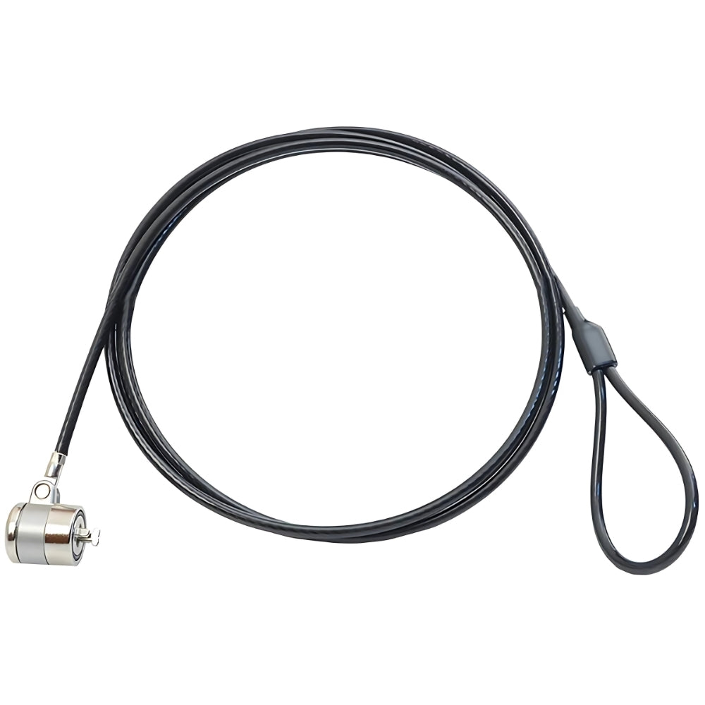 Cabo de Segurança Para Notebook C3-Tech, CS-30, Com Chave Tubula, Aço Revestido