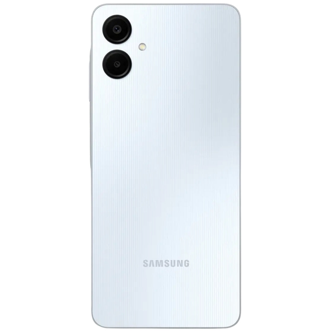 Smartphone Samsung Galaxy A06 128GB - Branco, 4G, RAM 4GB, Câmera 50MP + Selfie 8MP, Tela 6,7"