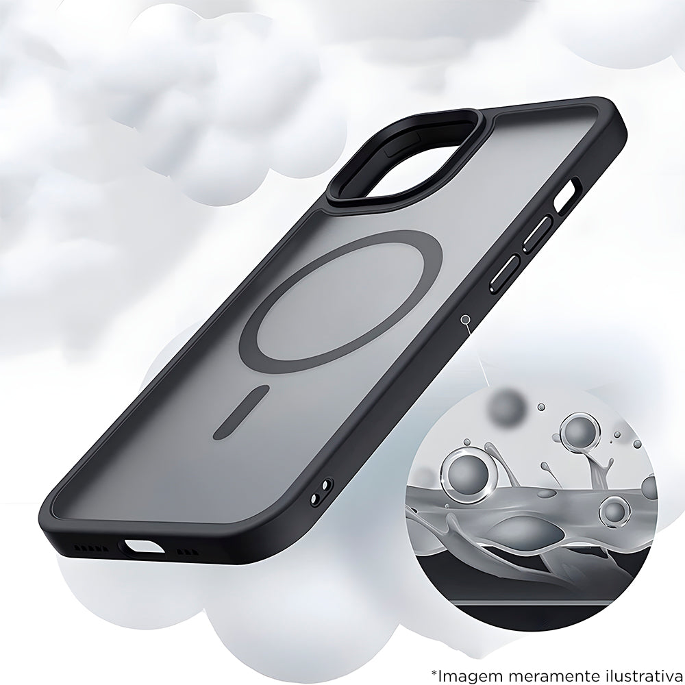 Capa Para iPhone 11, Com Suporte Para Carregamento Magnético, Magnetic Collection, Preto