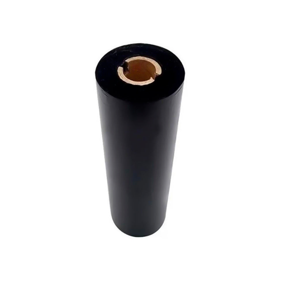 Ribbon De Cera Preto, 110mm Com 65 Metros, Para Zebra TLP 2844, Zebra GC420t, Elgin L42
