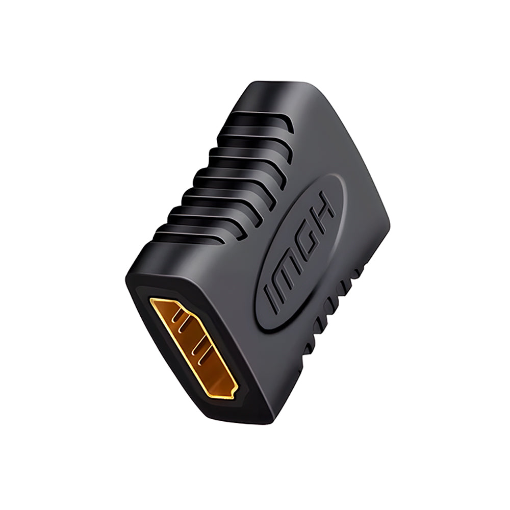 Emenda Adaptador HDMI Fêma Para HDMI Fêmea - Preto