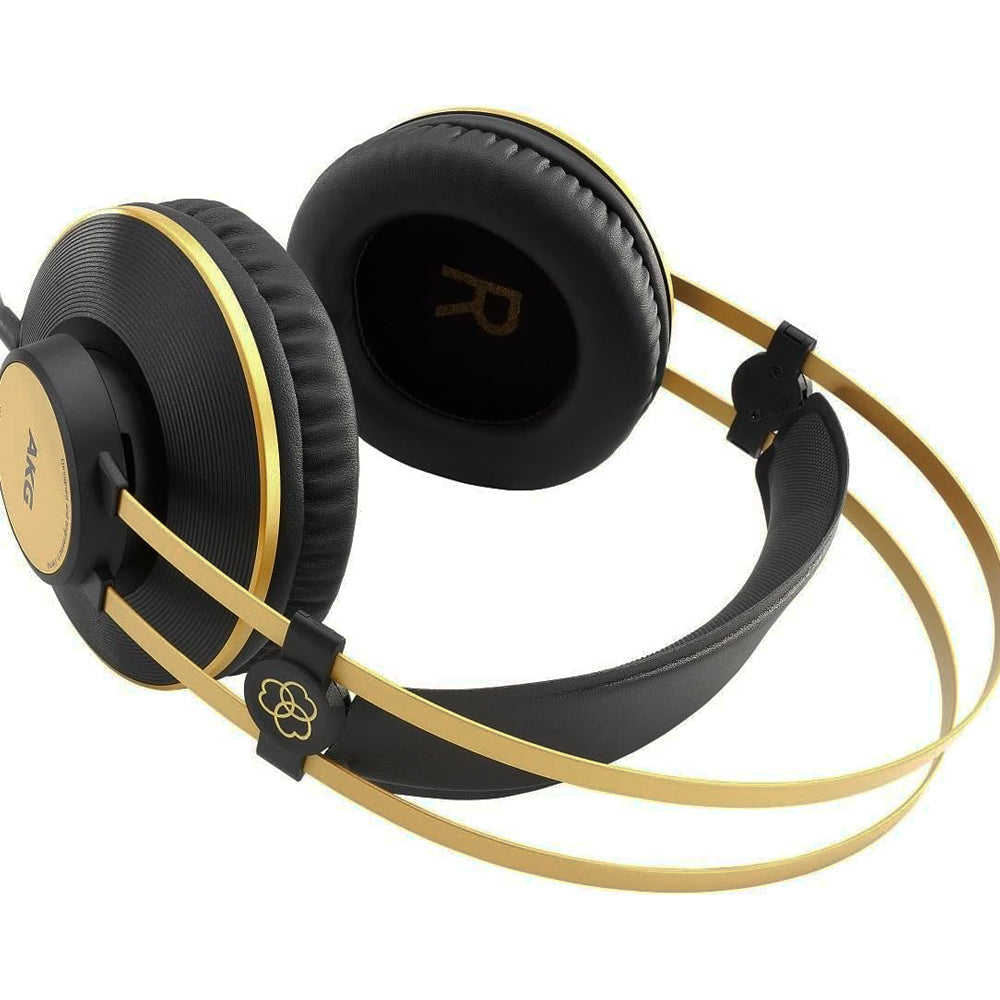 Fone de Ouvido AKG K92, Profissional, Preto e Dourado - 64726