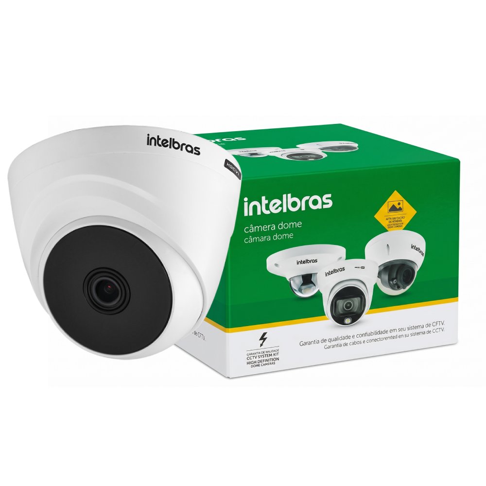 Câmera de Segurança Dome Intelbras VHL 1220 D G8 Full HD 1080p Infravermelho 20m HDCVI