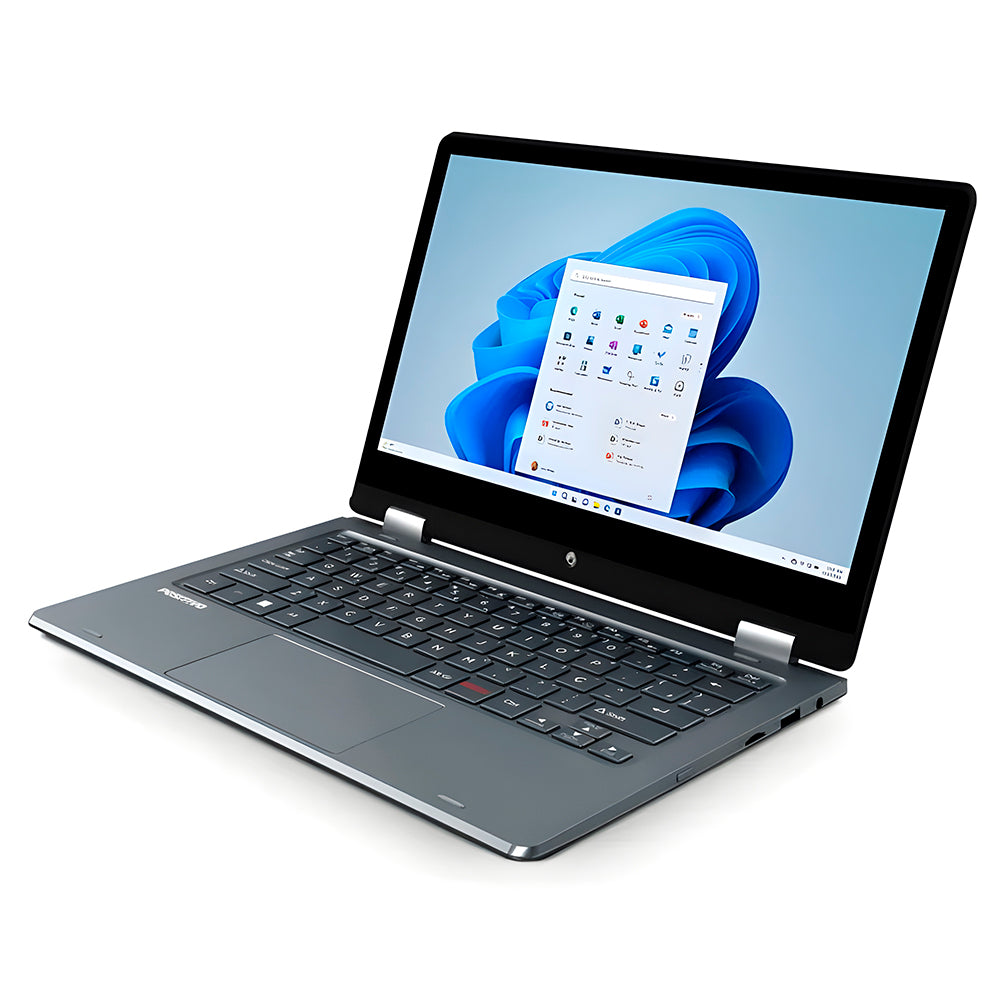 Notebook Positivo Duo 2 em 1 Intel Celeron 4GB 128GB, Tela 11,6" IPS HD, Windows11, Cinza - C4128B-3