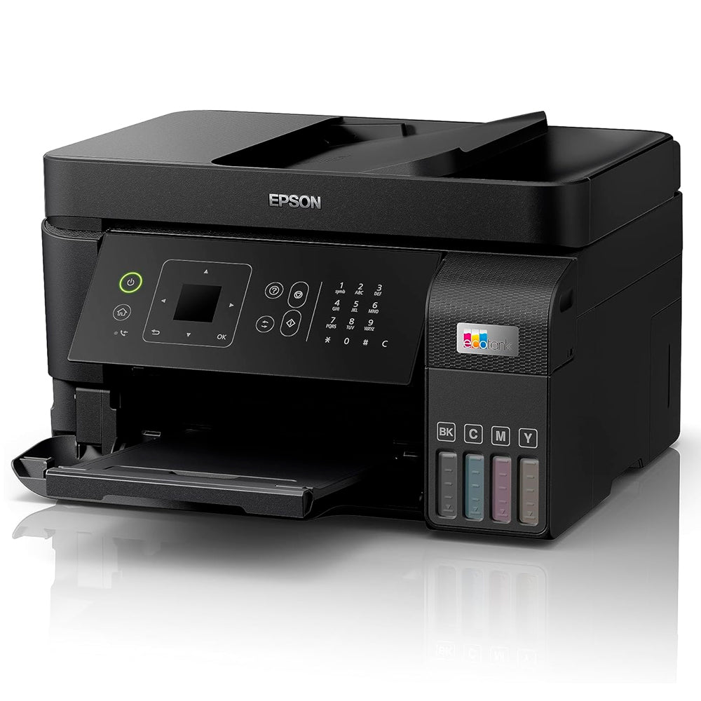 Multifuncional Epson EcoTank L5590 - Tanque de Tinta Colorida, Wi-Fi Direct, Ethernet, Fax, ADF, Bivolt, Preta