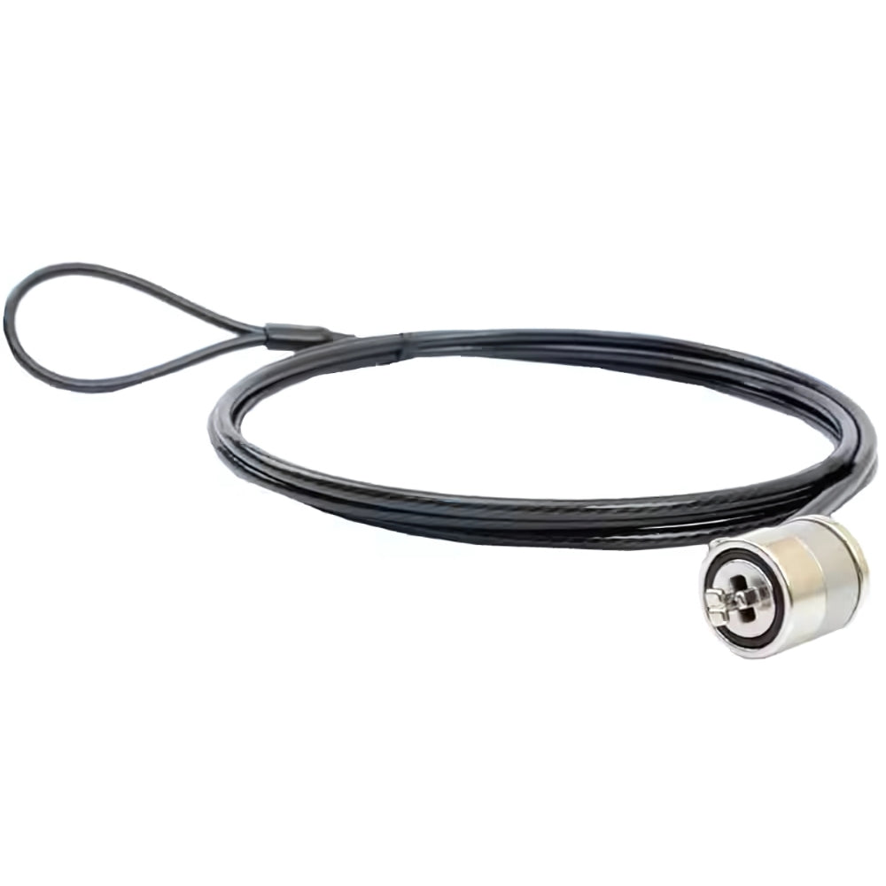 Cabo de Segurança Para Notebook C3-Tech, CS-30, Com Chave Tubula, Aço Revestido
