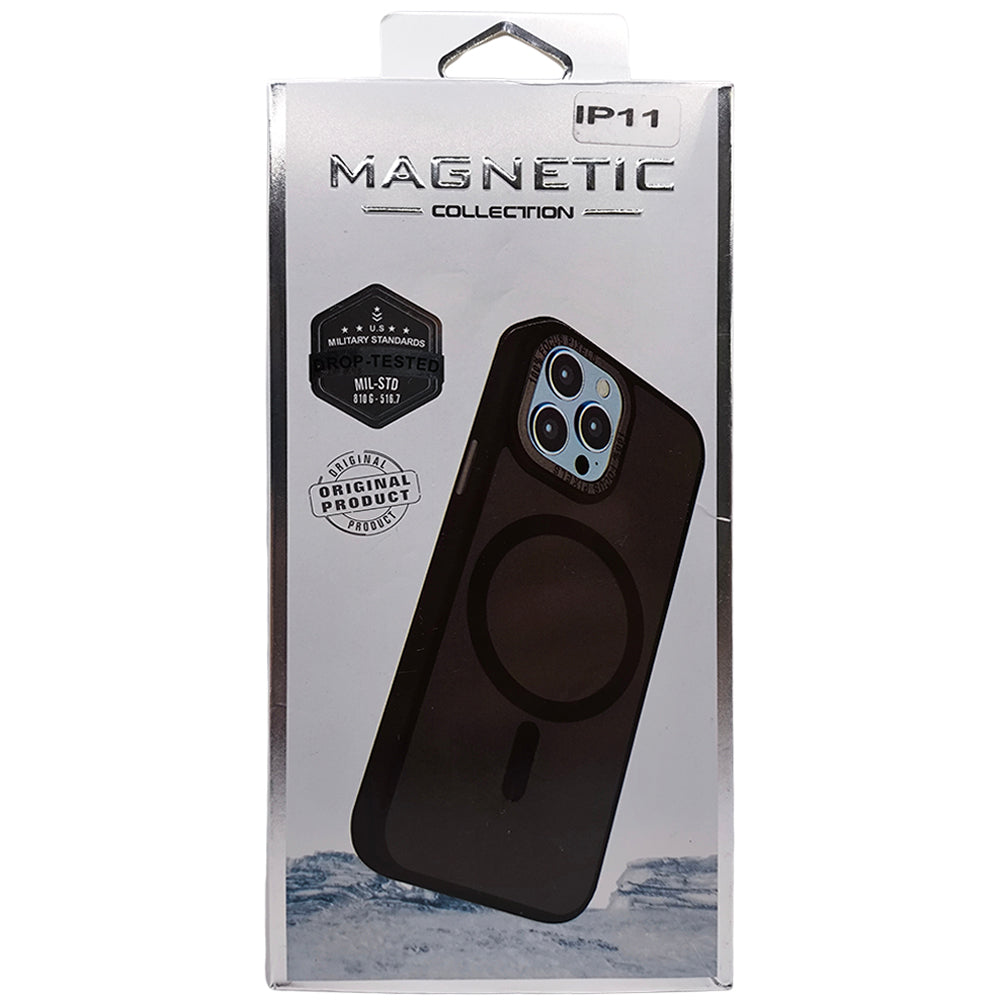 Capa Para iPhone 11, Com Suporte Para Carregamento Magnético, Magnetic Collection, Preto