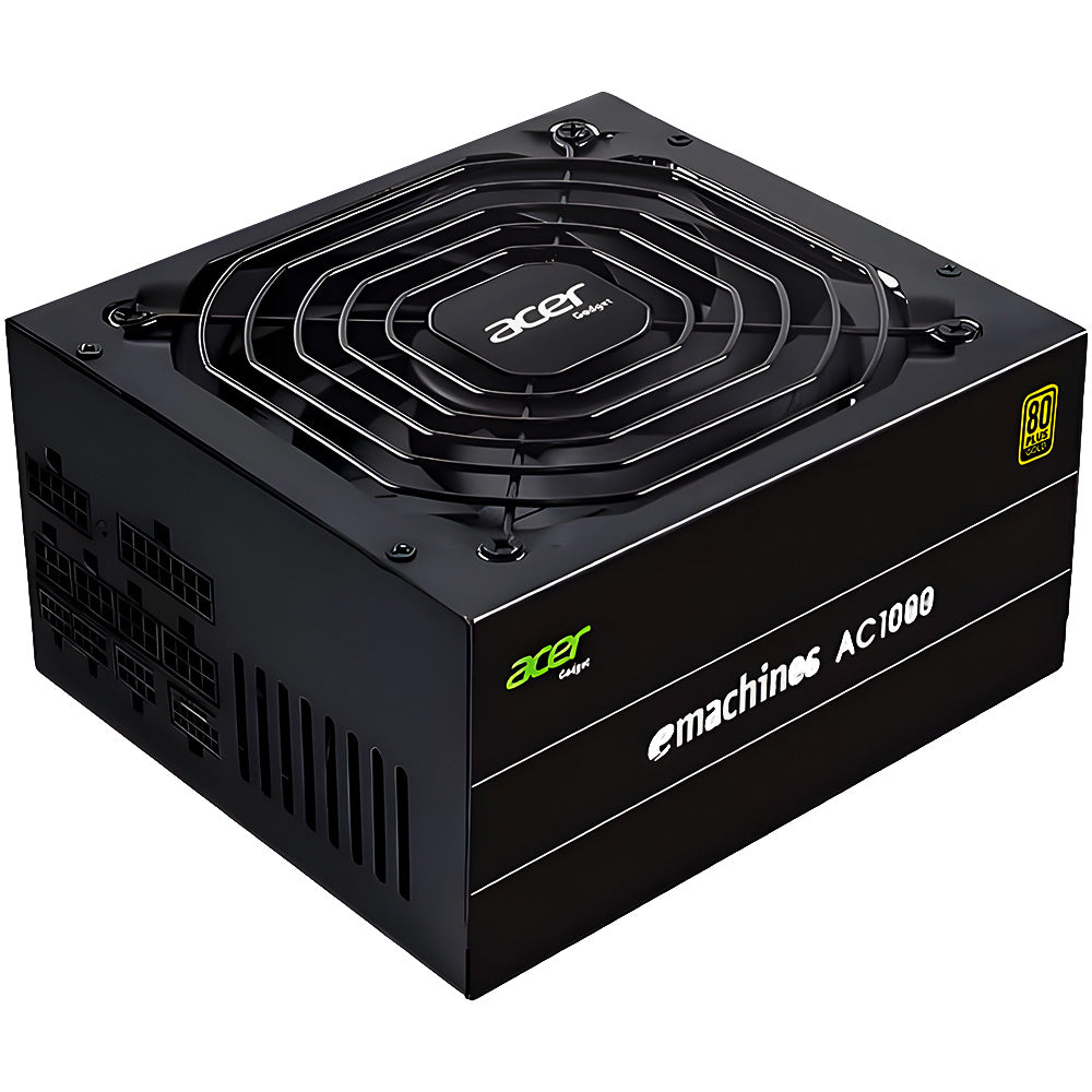 Fonte ATX Gamer 1000W Real, 80 Plus Gold, Full Modular, PFC Ativo, Acer AC1000