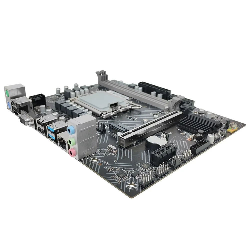 Placa Mãe Duex DX-H610ZG M.2 Chipset H610, LGA 1700, mATX, Dual Channel DDR4 até 64GB 3200MHz, 4xSATA 6Gb/s