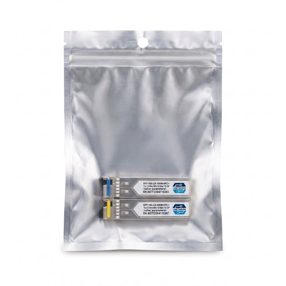 Kit Módulo SFP BiDi Gigabit 40Km HPY+ 1310/1550nm + 1550/1310nm 1G Compatível HP