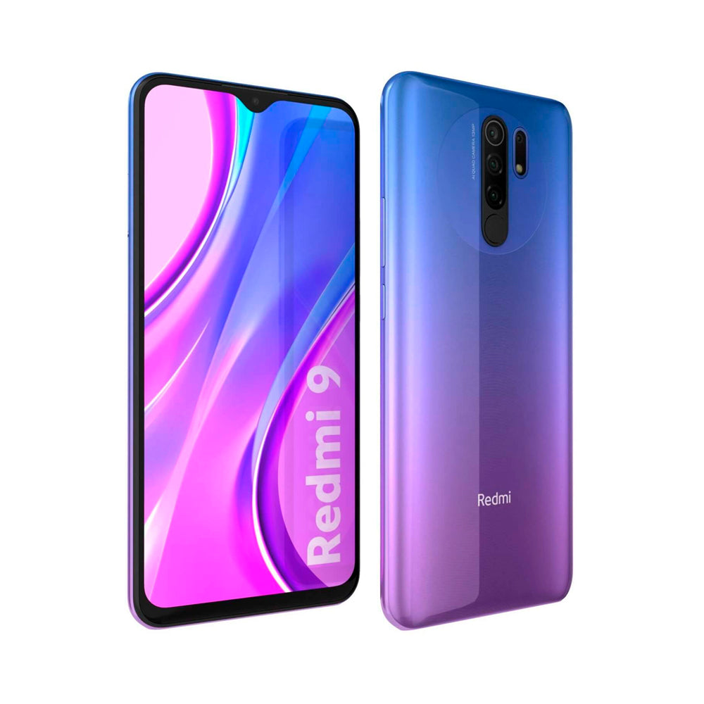 Smartphone Xiaomi Redmi 9, 64GB Armazenamento, 4GB RAM, Dual SIM, 6.53" - Roxo Sunset Purple