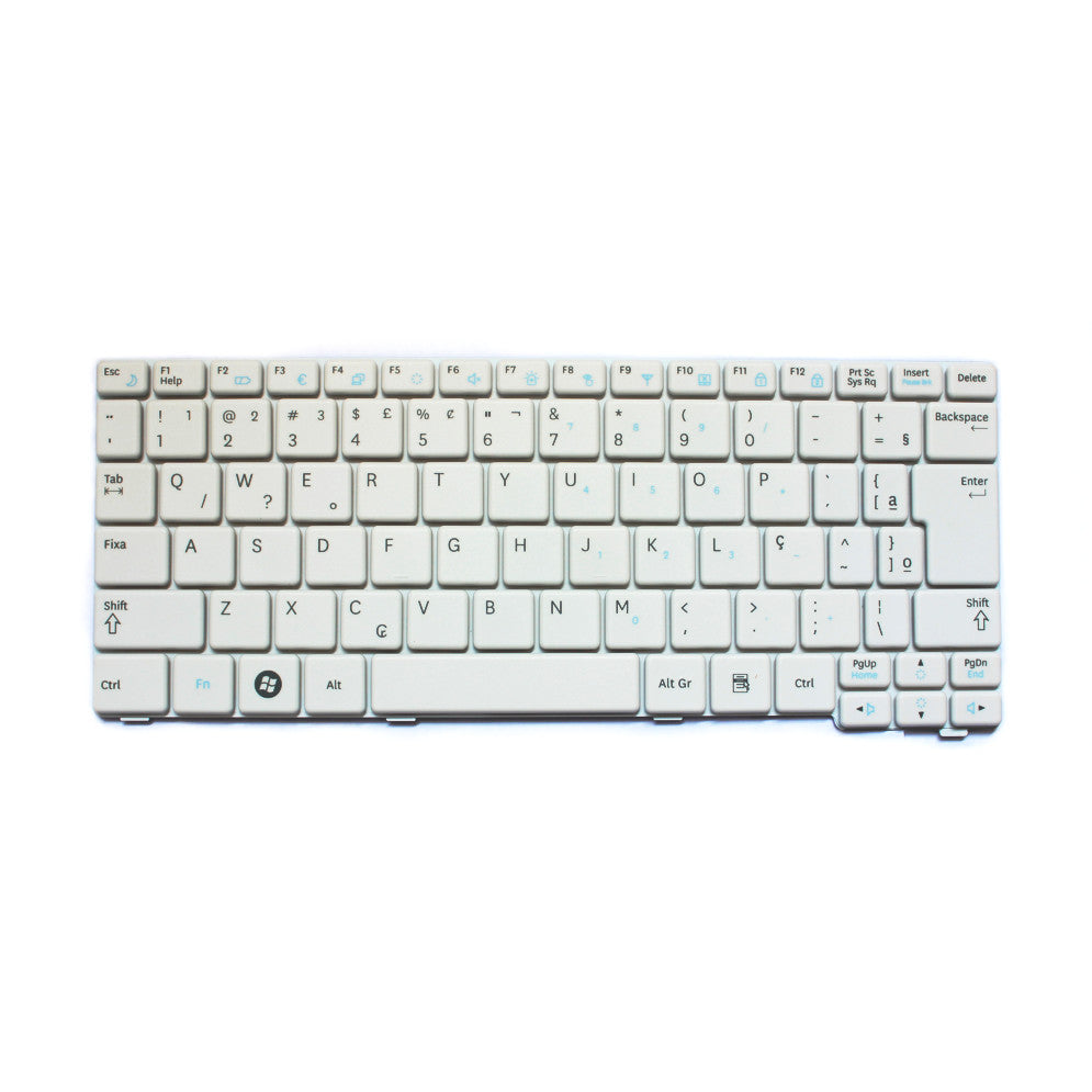 Teclado Netebook Samsung Np N148 Np N150 Branco Key123
