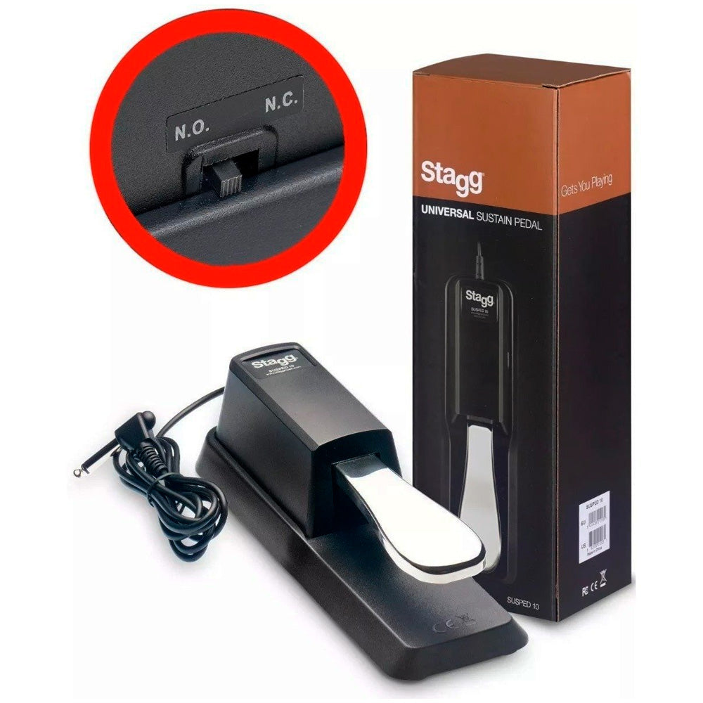 Teclado Roland Revas KB-330 Kit Com Capa, Fonte, Suporte e Pedal Sustain