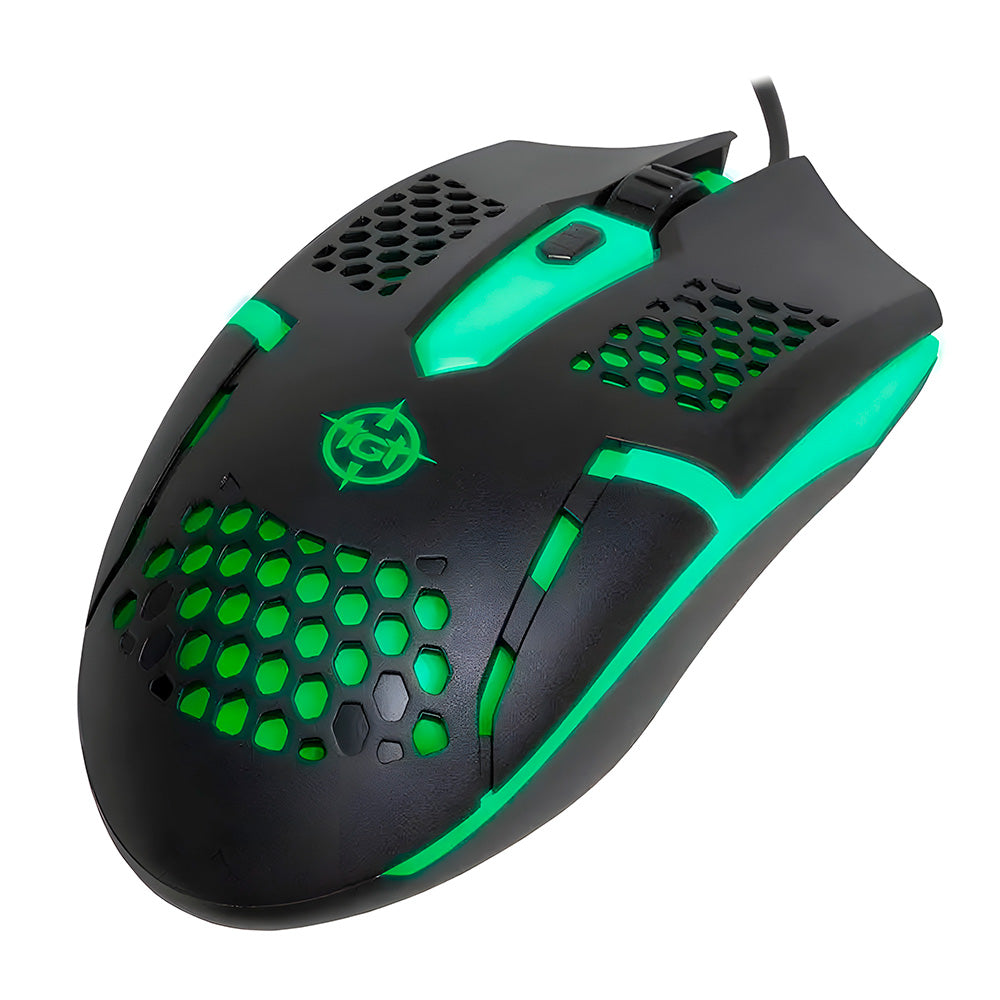 Combo Gamer TGT Fal, Rainbow, Teclado ABNT2, Mouse 1500DPI, Mousepad Pequeno, TGT-FAL-RBW02