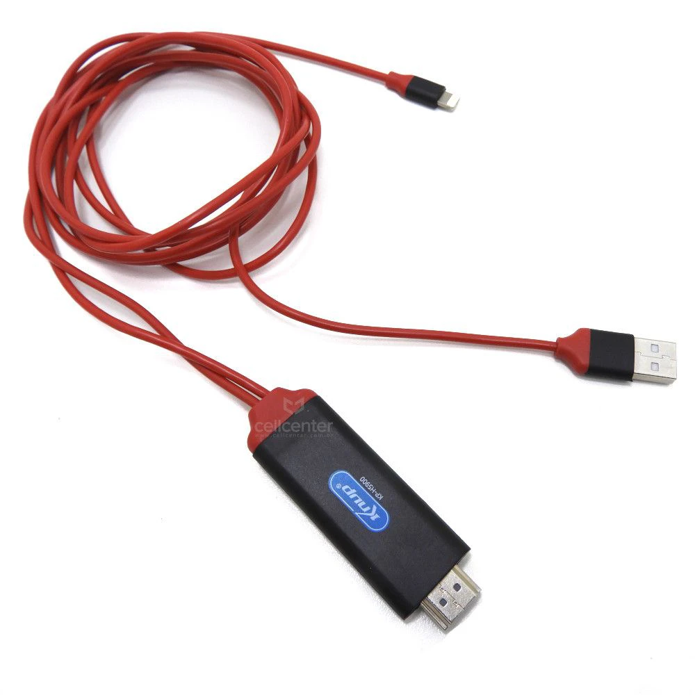 Cabo Hdmi Para Celular Hdtv Iphone 5,5s, 6, 6s, 6 Plus Ipad Para Tv Knup KP-H5900