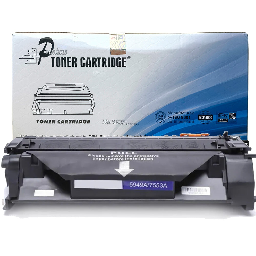 Toner Compatível com HP Q5949 Q7553-A, Para HP1320, HP1320N, HP1160, HP3390, P2015, HP2015D, HP2015N. - Premium AAA 2.5K