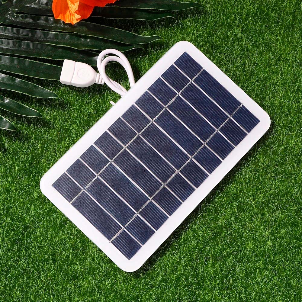 Painel Solar Externo Portatil, À Prova D'Água, Com Entrada USB, 157mm x 94mm