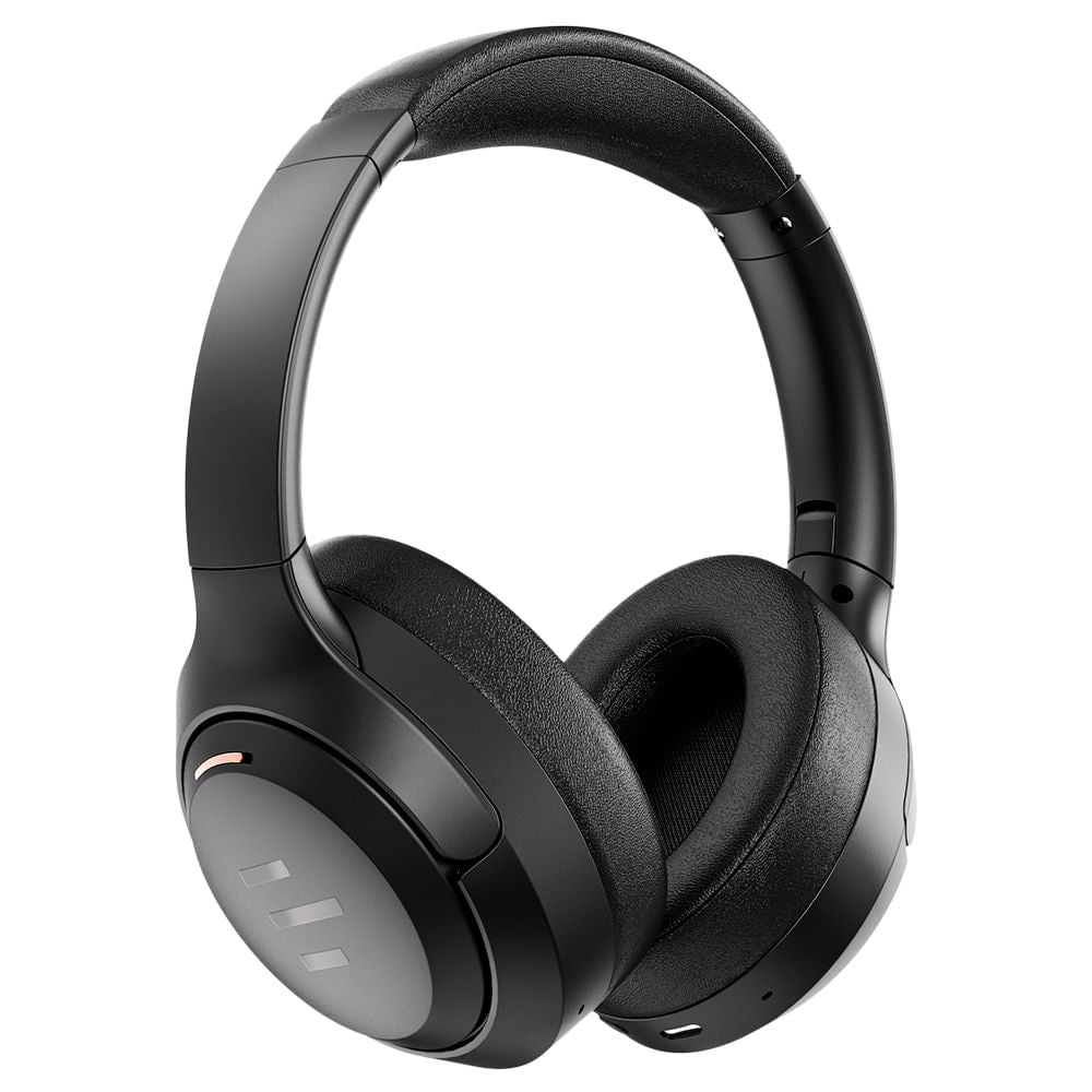 Fone de Ouvido Headphone Bluetooth Pulse HB400 PH438, ANC, Bluetooth 5.3, 55h Autonomia, Modo Transparência, Preto