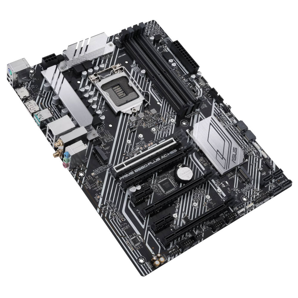 Placa Mãe ASUS Prime B560-Plus AC-HES LGA1200 Chipset B560 ATX DDR4 4 Slots, PCIe 4.0, Dual M.2, HDMI, DP, Wi-Fi