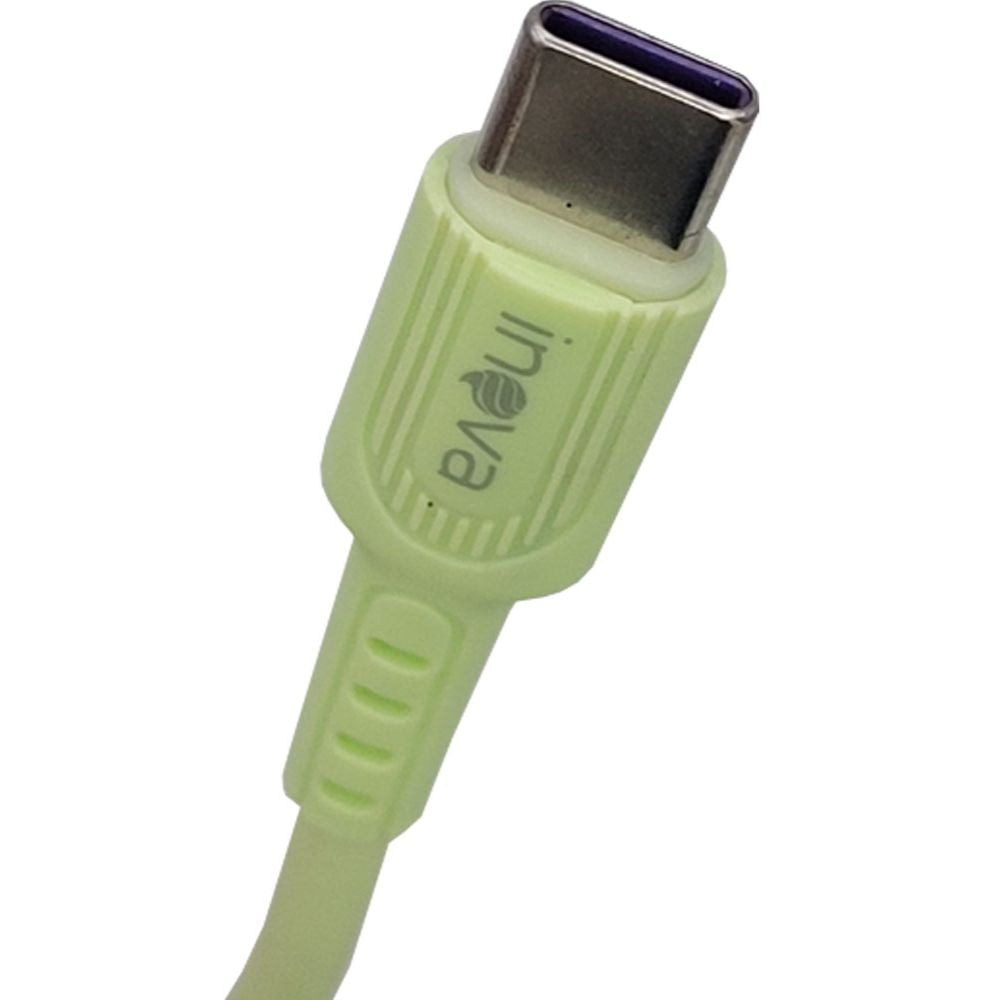 Cabo de Dados USB Carregamento 2.4A Tipo C Verde- CBO-5720