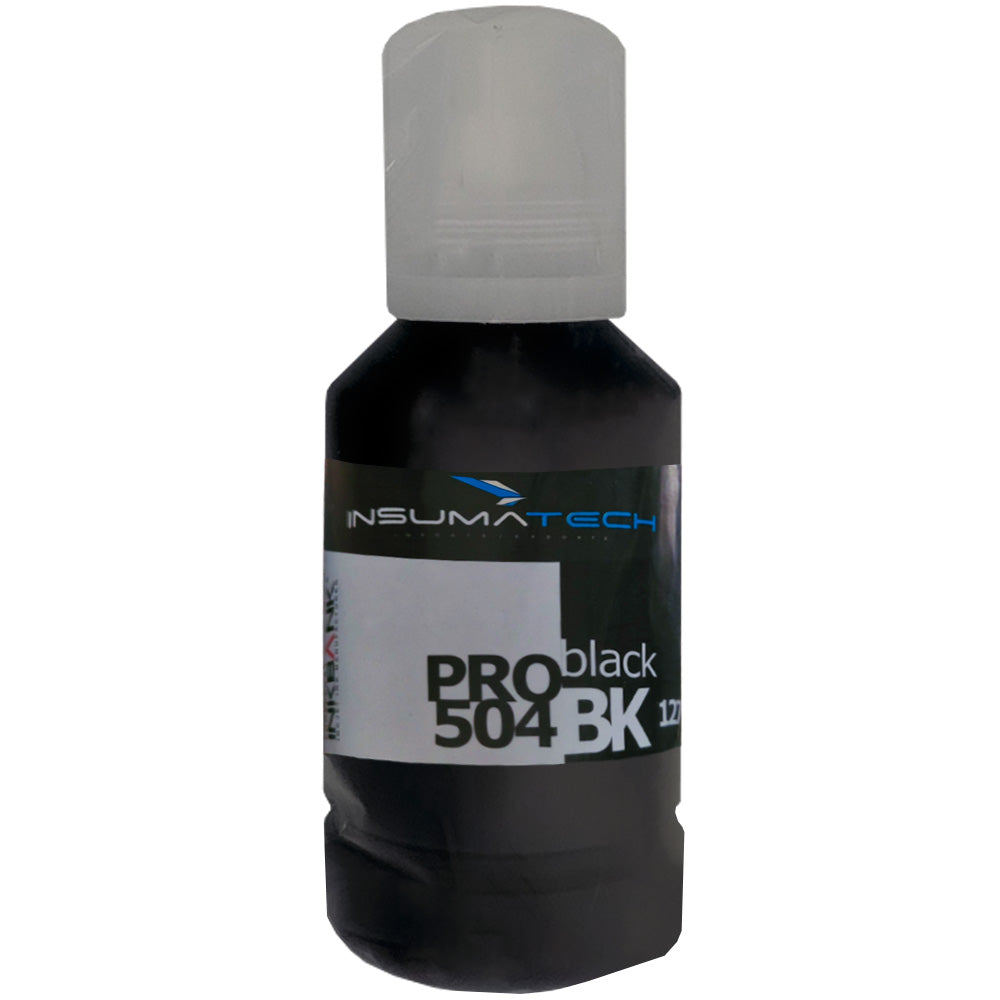 Refil de Tinta Compatível com Epson Insumatech Pro 504 Corante Preto BK 127 ml