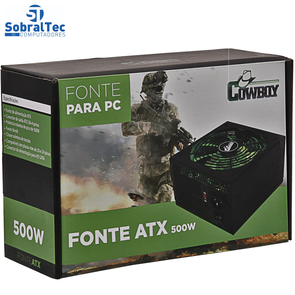 Computador Gamer Core i5- HD SSD 256GB- Memória 4GB- Placa De Video 2Gb KP-GT730- Gabinete Acrílico Fonte Real 500W