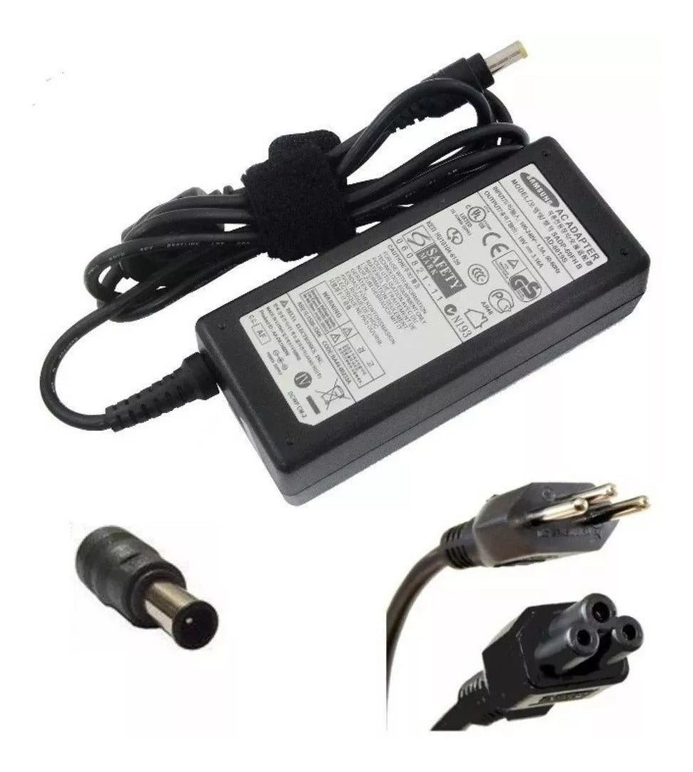 Fonte Notebook Samsung Original 19V 3,16a Model Ad-6019d- ( 5,5x3mm )Usd