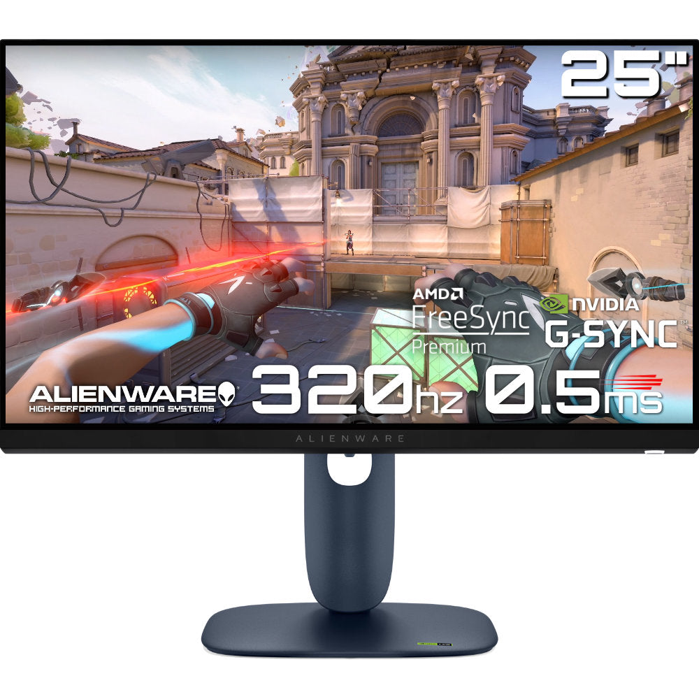 Monitor Gamer Dell Alienware 25" 320Hz 0.5ms IPS G-Sync FreeSync Premium eSports Competitivo - AW2525HM
