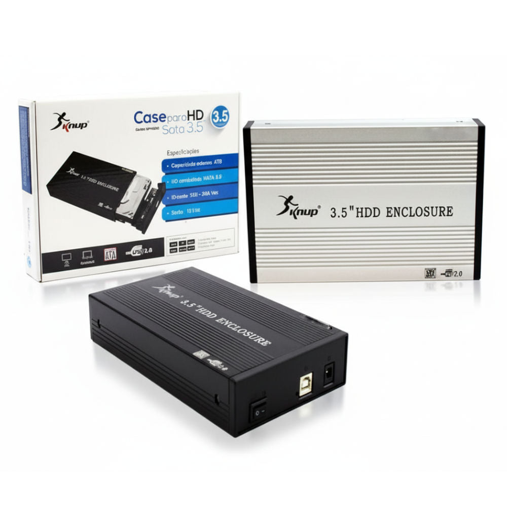 Gaveta Externa Case para HD Sata 3.5 Polegadas Usb 3.0 KNUP - KP-HD004