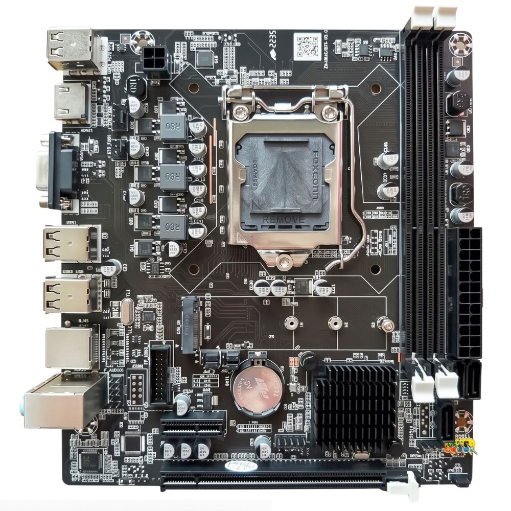 Kit Para Montagem de Computador, Placa Mãe GT-H61, Processador Core i3-322, Cooler