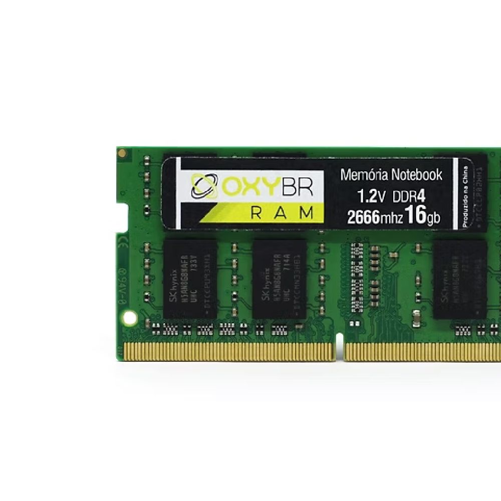 Memória RAM Notebook 16GB 2666MHz DDR4, 1.2V, CL19, OxyBR - OXY26S19S8/16