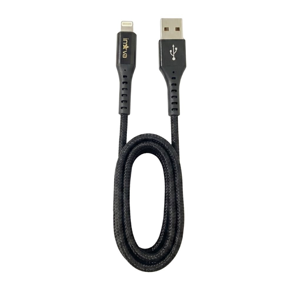 Cabo De Dados e Carregamento Turbo Para iPhone, USB Para Lightning 3.4A Saída, 1 Metro, Inova Prime