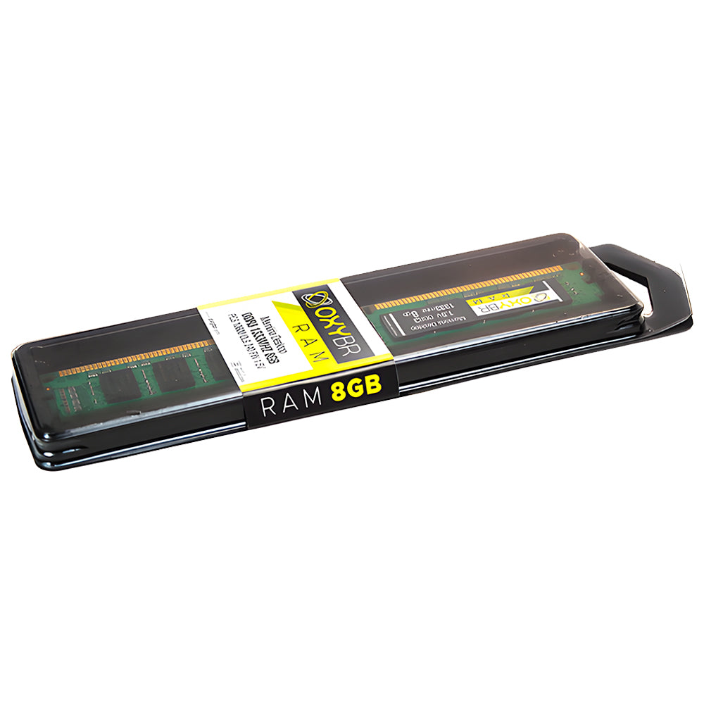 Memória Ram Desktop 8GB, 1333MHz, DDR3, CL9, OxyBR, OXY1333D3N9/8