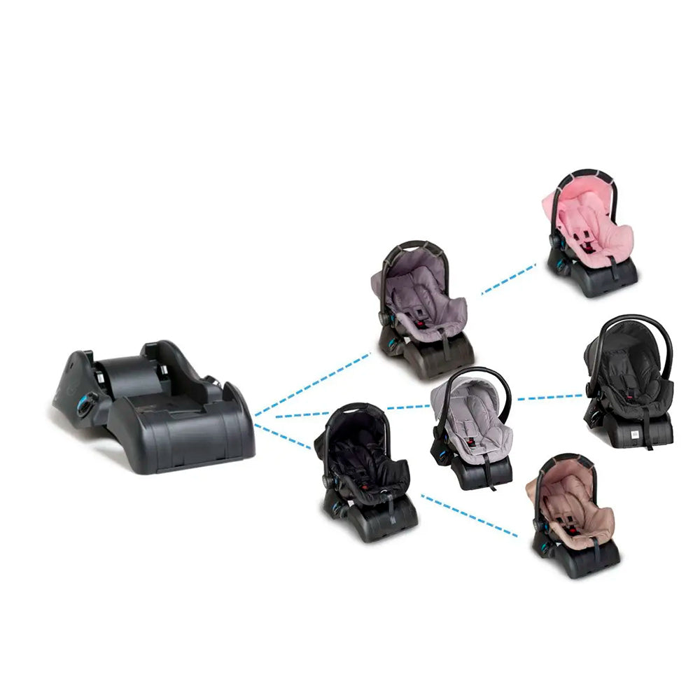 Base de Acoplamento Bebe Conforto Para Carro Galzerano Dzieco Para Cocoon Grid Preta