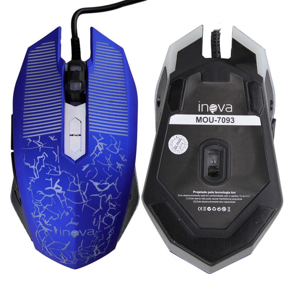 Mouse Gamer Óptico Usb Inova - Mou-7093