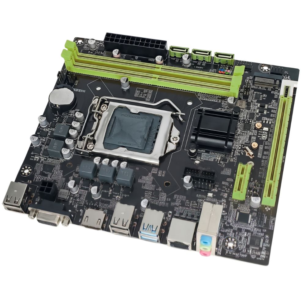 Placa-Mãe Get H110 DDR4 M.2 LGA 1151, Suporte Intel 6ª a 8ª Geração, SATA, HDMI, USB 3.0, NVMe, Micro ATX
