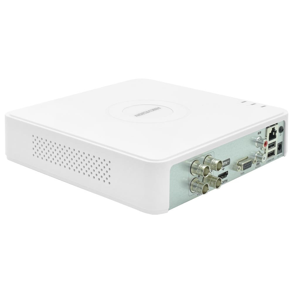 DVR Hikvision DS-7104HGHI-M1 Gravador Digital de Vídeo com 4 Canais Turbo HD 1080p Lite, H.265+, HDMI/VGA