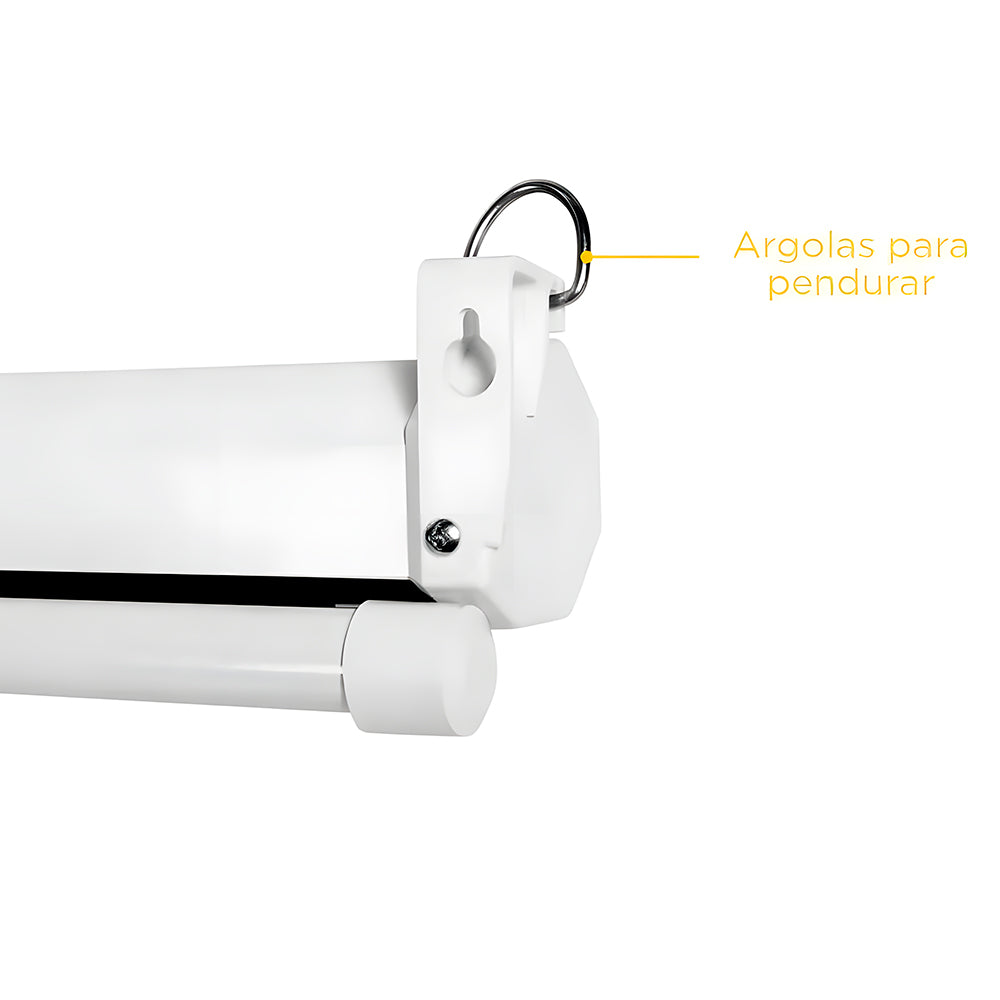 Tela de Projeção Retrátil 200 x 150cm, Goldentec, Manual, 78.7 Polegadas